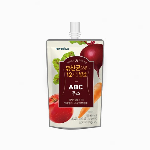 [파이토컬] 유산균으로 12시간 발효 ABC주스 100ml