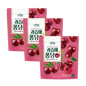 [냉장배송] 과즙에퐁당 체리 500g x 3팩/유통기한 24년 9월17일